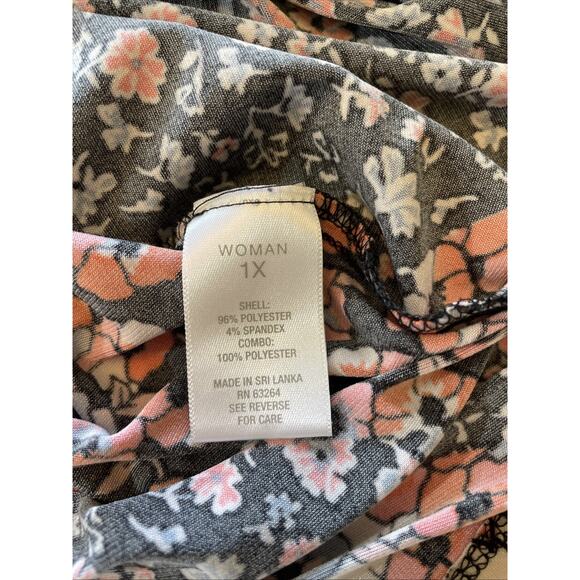 Westport 1962 Red White Blue Floral V-Neck Dress Ribbon Keyhole Flutter Sleeves - Picture 14 of 15